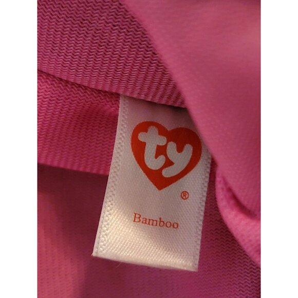 Ty Sequin Panda "Bamboo" Backpack With Adjustable Straps & Pink Lining - Picture 5 of 7